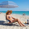 NC3035 KRZESŁO PLAŻOWE NIEBIESKO-ŻÓŁTE NILS