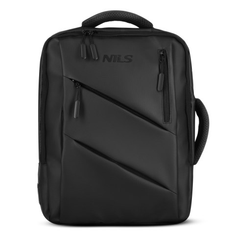 NC4502 PLECAK NA LAPTOP Z USB CZARNY NILS