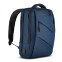 NC4502 PLECAK NA LAPTOP Z USB NIEBIESKI NILS