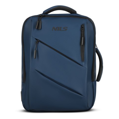 NC4502 PLECAK NA LAPTOP Z USB NIEBIESKI NILS