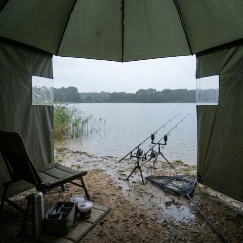 NC4702 PARASOL WĘDKARSKI Z BOCZNĄ OSŁONĄ NILS CAMP