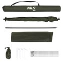 NC4702 PARASOL WĘDKARSKI Z BOCZNĄ OSŁONĄ NILS CAMP