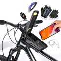 Torba Tech-Protect V2 rowerowa z miejscem na telefon 1l - czarna