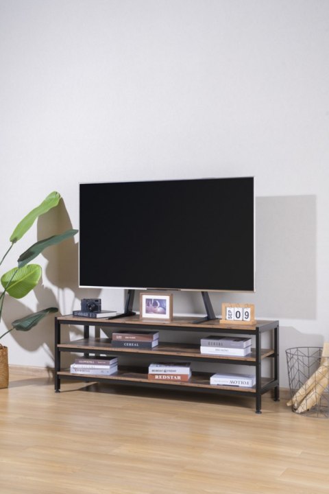 UNIWERSALNY STOJAK POD TV, TUNER, MULTIMEDIA 40KG SM-04 ART 140cm 3-półki