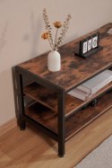 UNIWERSALNY STOJAK POD TV, TUNER, MULTIMEDIA 40KG SM-04 ART 140cm 3-półki