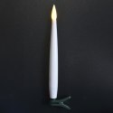 LAMPKI CHOINKOWE ŚWIECZKI NA KLIPIE 10 LED CIEPŁY BIAŁY LUCA