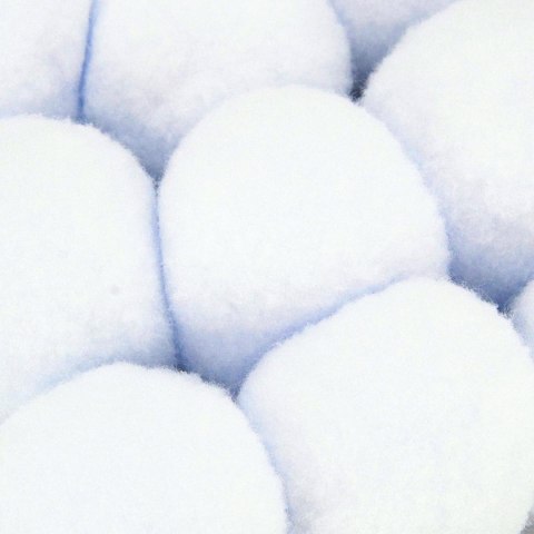 SZTUCZNE KULKI ŚNIEŻNE DO DEKORACJI 6CM 9SZT