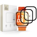 Szkło hybrydowe Tech-Protect Glass Flex+ 2-Pack na Huawei Watch Fit 5 Pro - czarne