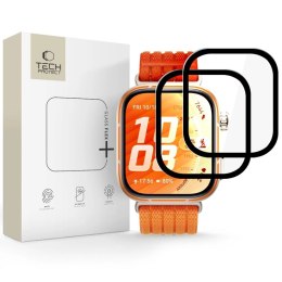 Szkło hybrydowe Tech-Protect Glass Flex+ 2-Pack na Huawei Watch Fit 5 Pro - czarne