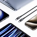 Kabel przewód USB-C UltraBoost PD 60W 3A 2m - szary