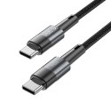 Kabel przewód USB-C UltraBoost PD 60W 3A 2m - szary