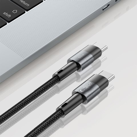 Kabel przewód USB-C UltraBoost PD 60W 3A 2m - szary