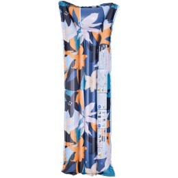 MATERAC DMUCHANY KWIATY 174x59x18CM NIEBIESKI 33258