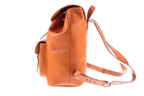 Duży plecak skórzany Vintage P38 BROWN