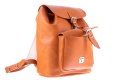 Duży plecak skórzany Vintage P38 BROWN