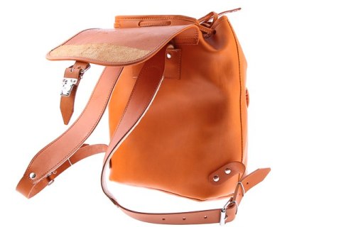 Duży plecak skórzany Vintage P38 BROWN