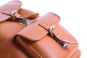 Duży plecak skórzany Vintage P38 BROWN