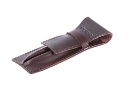 Etui, piórnik na długopisy Vintage P17 BROWN