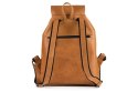 Plecak skórzany retro TC13 camel