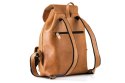 Plecak skórzany retro TC13 camel