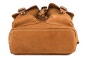 Plecak skórzany retro TC13 camel