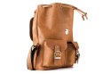 Plecak skórzany retro TC13 camel