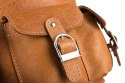 Plecak skórzany retro TC13 camel