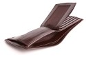 Portfel skórzany męski PPM1 BROWN