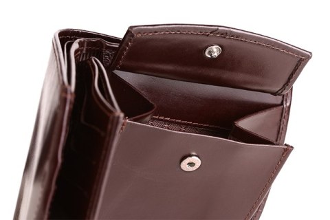Portfel skórzany męski PPM1 BROWN
