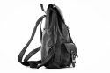 Plecak skórzany retro TC13 czarny
