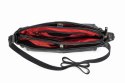 Skórzana torebka na ramię damska VOOC EP23 black