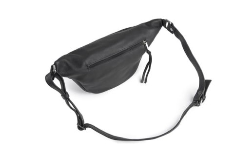 Skórzana torebka-nerka typu cross-body VOOC EP19 black