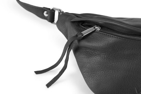 Skórzana torebka-nerka typu cross-body VOOC EP19 black
