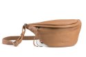 Skórzana torebka-nerka typu cross-body VOOC EP19 camel