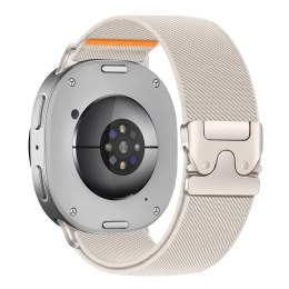 Pasek Tech-Protect Nylon Clasp na Samsung Galaxy Watch 40 / 44 / 46 mm - beżowy