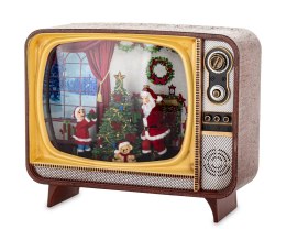 Dekoracja Mikołaj W Telewizorze Z Pozytywką Led ART-POL
