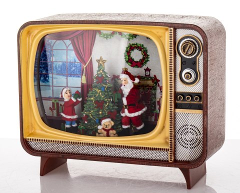 Dekoracja Mikołaj W Telewizorze Z Pozytywką Led ART-POL