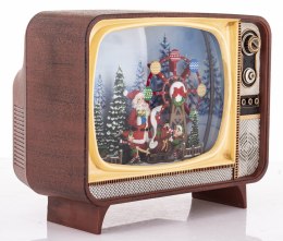 Dekoracja Mikołaj W Telewizorze Z Pozytywką Led ART-POL