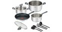 Zestaw garnki patelnia Tefal Daily Cook stal indukcja 11 elementów
