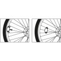 ODBLASKI NA KOŁA SZPRYCHY 4SZT DUNLOP