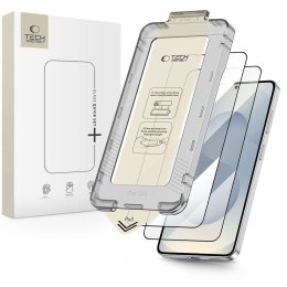 Szkło hartowane Tech-Protect Quick Set+ 2-Pack na Samsung Galaxy S26 - czarne