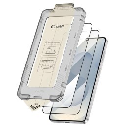 Szkło hartowane Tech-Protect Quick Set+ 2-Pack na Samsung Galaxy S26 - czarne