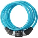 ZAPIĘCIE ROWEROWE SPIRALNE SZYFR 0.6x120CM NIEBIESKIE DUNLOP