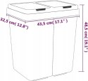 Kosz DUO 2 x 25 l