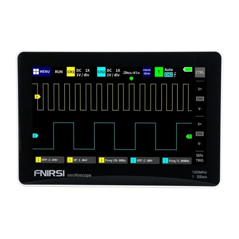 Oscyloskop przenośny FNIRSI 1013D 100MHz 7"