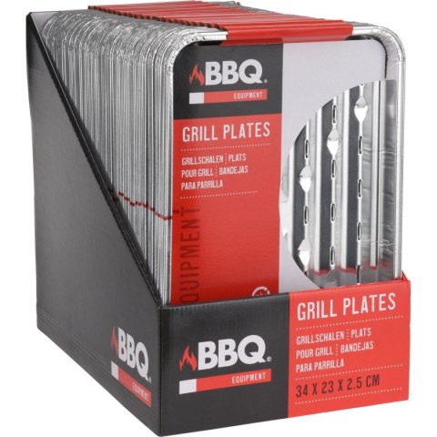 ALUMINIOWE TACKI NA GRILLA 34x23CM 4SZT