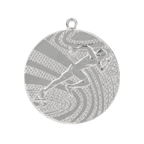 Medal srebrny - biegi - medal stalowy