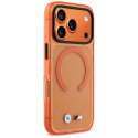 Etui BMW M IML Metal Logos MagSafe na iPhone 17 Pro Max - promarańczowe
