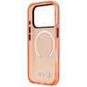 Etui BMW M IML Metal Logos MagSafe na iPhone 17 Pro Max - promarańczowe