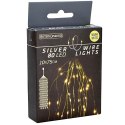 LAMPKI DRUCIKI NA BATERIE KASKADA 80 LED CIEPŁY BIAŁY
